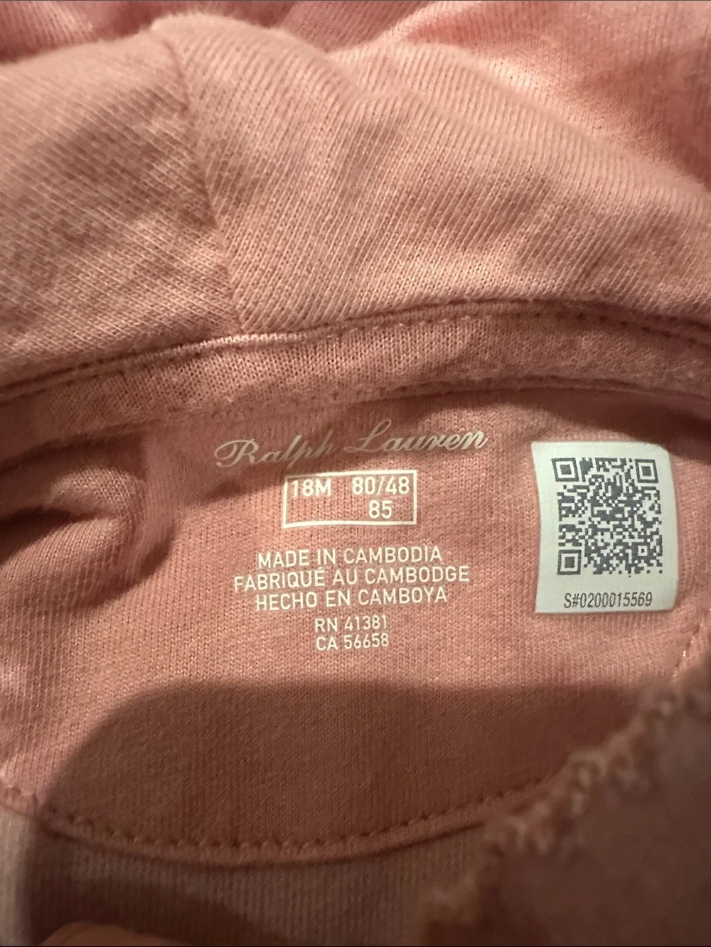 Ralph Lauren Pink Velour Hoodie Jacket & Pants Set